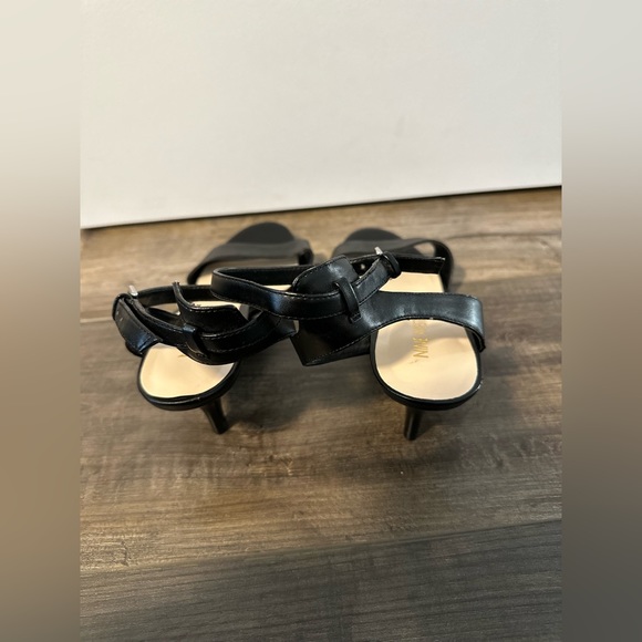 Nine West black heels shoes size 8 1/2 - Picture 2 of 5